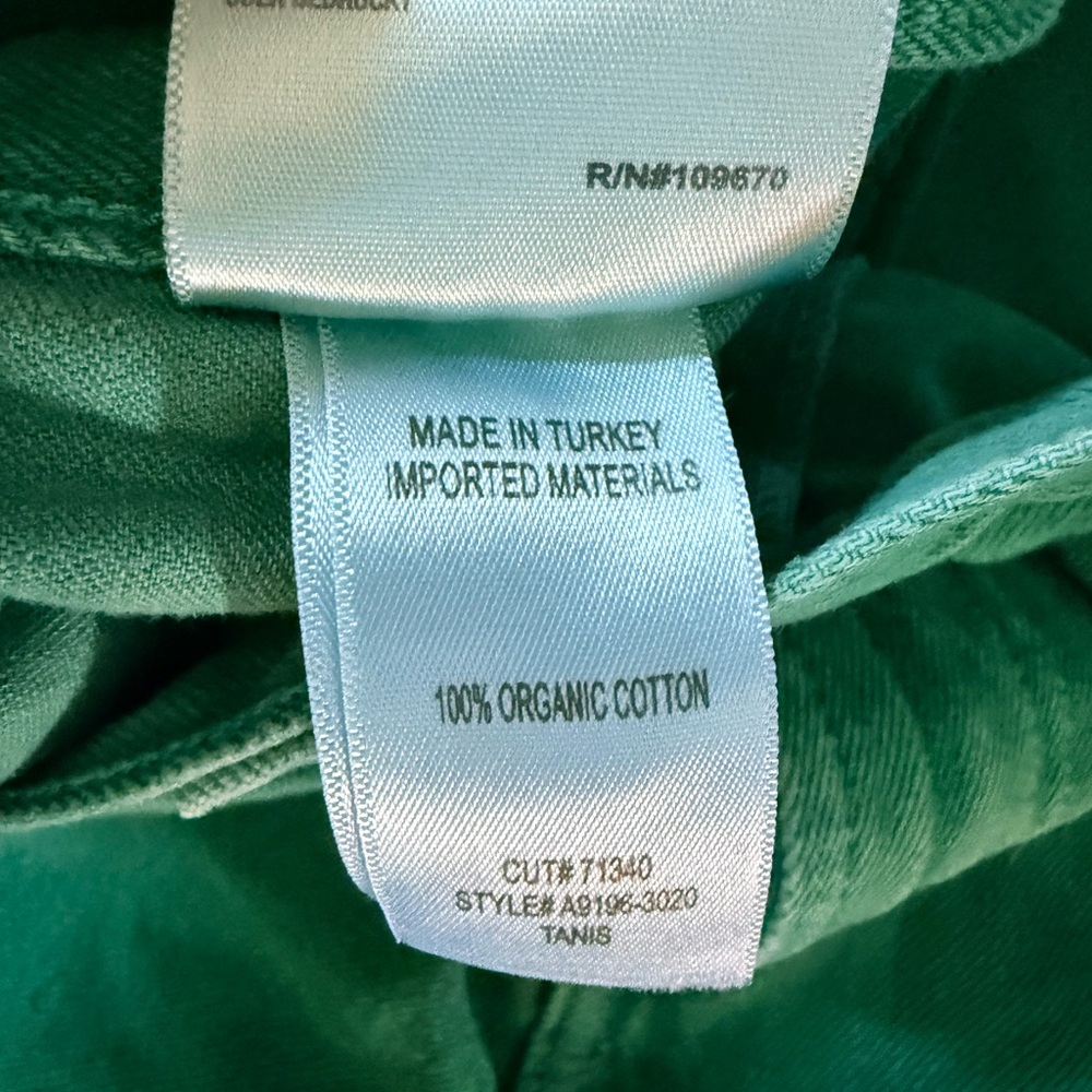 EXCELLENT AGOLDE TANIS UTILITY CARGO JEANS, AIR FRESHENER GREEN, SIZE 32 - Picture 11 of 14